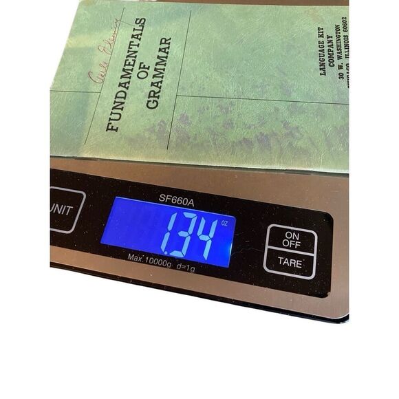 Fundamentals Of Grammar Paperback Booklet 1964 Writing English College School - Picture 9 of 9